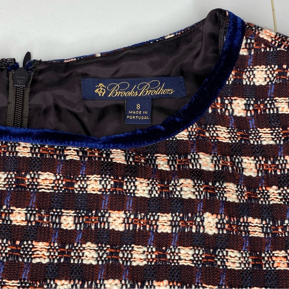 Brooks Brothers Tweed Dress Sleeveless Sz 8 - Picture 11 of 11